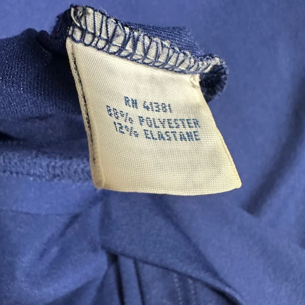 Polo Golf Ralph‎ Lauren Vest Mens XL Blue Quarter Zip Piedmont Driving Club Golf